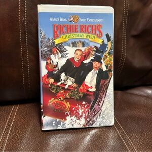 Richie Rich's Christmas Wish‎ (VHS Clamshell, 1996) TESTED & WORKING